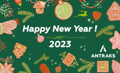 The ANTRAKS team wishes you Happy New Year 2023!